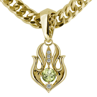 大粒 天然石 メンズ ペンダント 喜平50g用 キヘイ 選べる誕生石 mens pendant Necklace birthstone K10 K18 PT900 SV925 ネックレス 誕生石