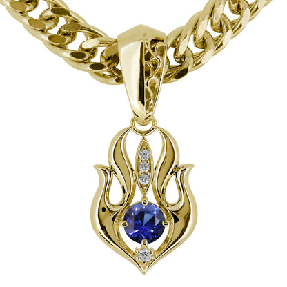大粒 天然石 メンズ ペンダント 喜平50g用 キヘイ 選べる誕生石 mens pendant Necklace birthstone K10 K18 PT900 SV925 ネックレス 誕生石