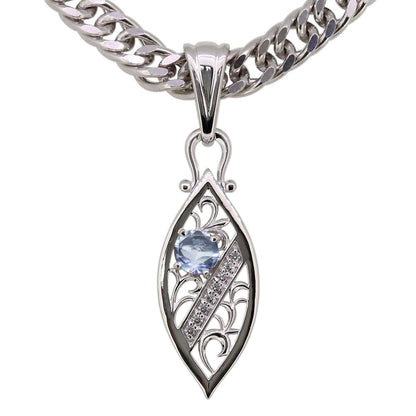 透かし アラベスク 喜平50g用 ペンダント メンズ 大粒 天然石 選べる誕生石 MENS PENDANT ネックレス ラインストーン ダイヤモンド 10金 18金 プラチナ シルバー
