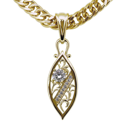 透かし アラベスク 喜平50g用 ペンダント メンズ 大粒 天然石 選べる誕生石 MENS PENDANT ネックレス ラインストーン ダイヤモンド 10金 18金 プラチナ シルバー