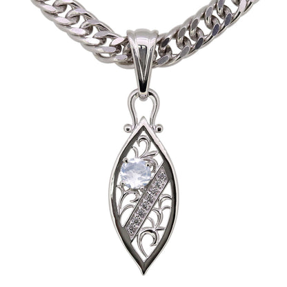 透かし アラベスク 喜平50g用 ペンダント メンズ 大粒 天然石 選べる誕生石 MENS PENDANT ネックレス ラインストーン ダイヤモンド 10金 18金 プラチナ シルバー
