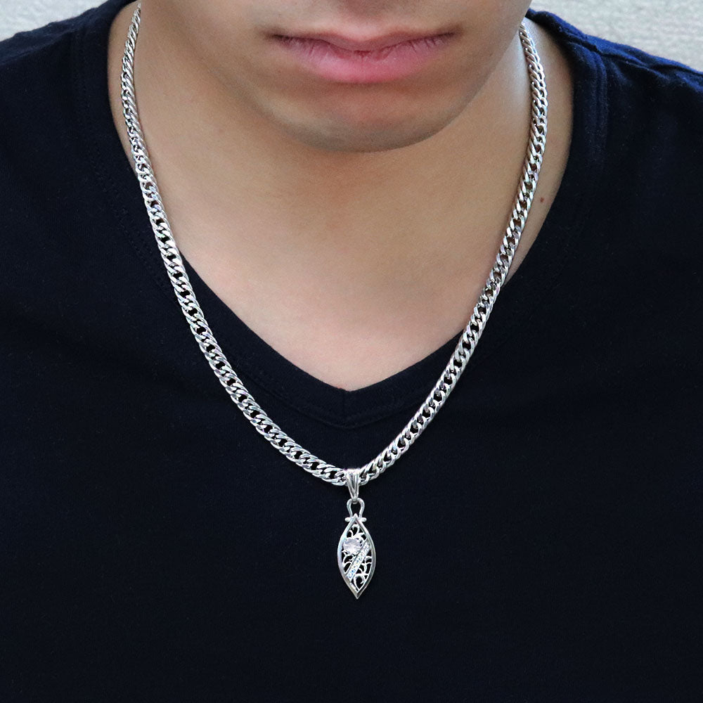 透かし アラベスク 喜平50g用 ペンダント メンズ 大粒 天然石 選べる誕生石 MENS PENDANT ネックレス ラインストーン ダイヤモンド 10金 18金 プラチナ シルバー