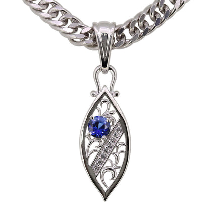 透かし アラベスク 喜平50g用 ペンダント メンズ 大粒 天然石 選べる誕生石 MENS PENDANT ネックレス ラインストーン ダイヤモンド 10金 18金 プラチナ シルバー