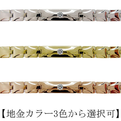 ウォッチベルト型 メンズ ブレスレット 選べる誕生石 10金 18金 プラチナ シルバー 天然石 ブレス 幅広 ベルト 地金 メンズブレスレット