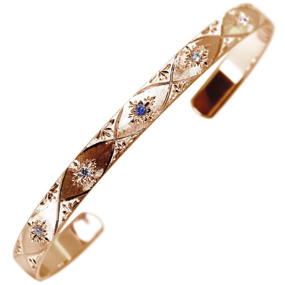 彫金　アメジスト　バングル　ブレスレット 楽天市場】18金 バングル ゴールド 18k k18 メンズ ブレスレット