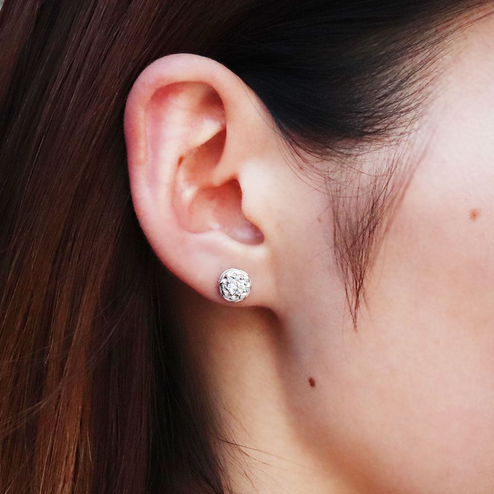 ピアス レディース 一粒 誕生石 天然石 選べる 10k 18k pt900 sv925 両耳セット スタッドピアス 女性 大人 プレゼント (品番 mpp-0091)