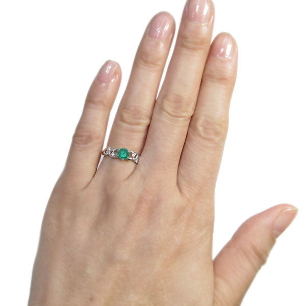 エンゲージリング 大粒 アラベスク 選べる誕生石 唐草 婚約指輪 K18 PT900 K10 天然石 レディースリング (品番 mr-0221)