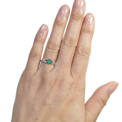 エンゲージリング 大粒 アラベスク 選べる誕生石 唐草 婚約指輪 K18 PT900 K10 天然石 レディースリング (品番 mr-0221)