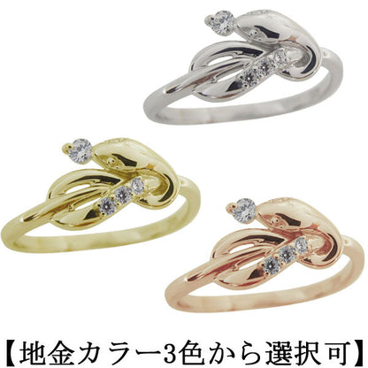 K18 スネークリング イエローゴールド 蛇 ヘビ  選べる誕生石 k10 k18 pt900 レディース 天然石 指輪 ピンキー インフィニティ (品番 mr-0260)